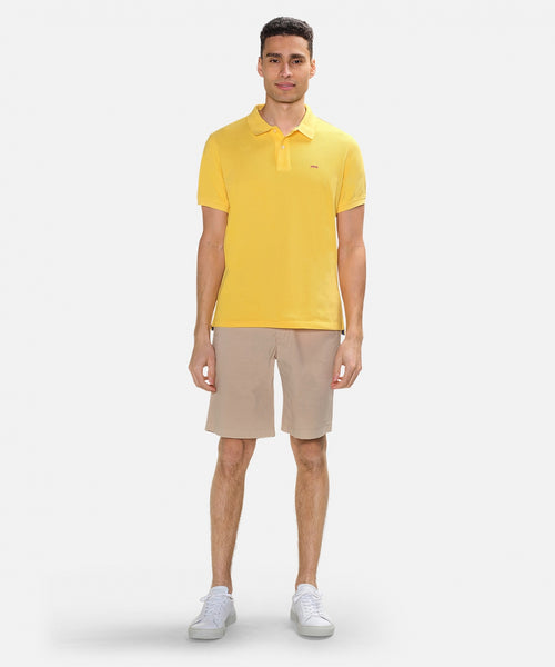 Klassieke polo regular fit | Light Yellow