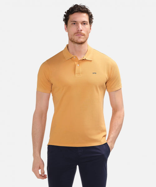 Klassieke polo regular fit | Dark Yellow