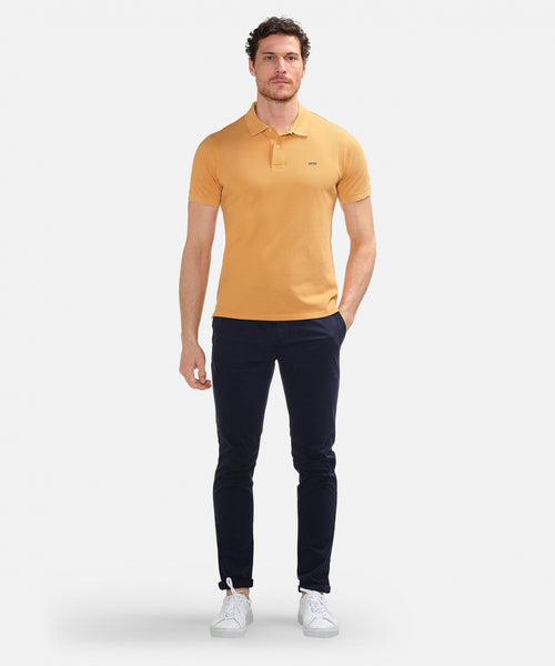 Klassieke polo regular fit | Dark Yellow