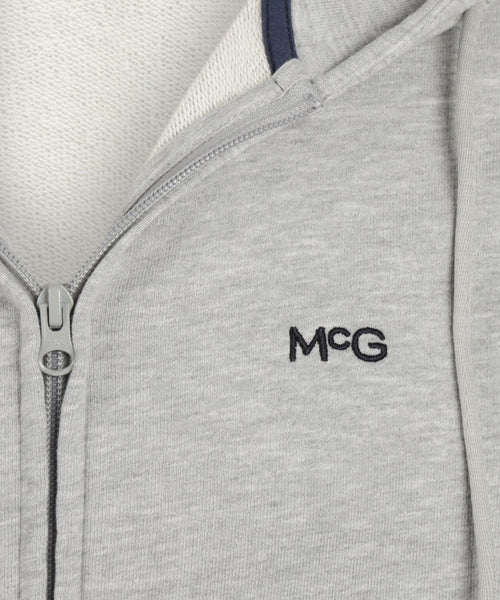 Vest essential met capuchon | Medium Grey Melange