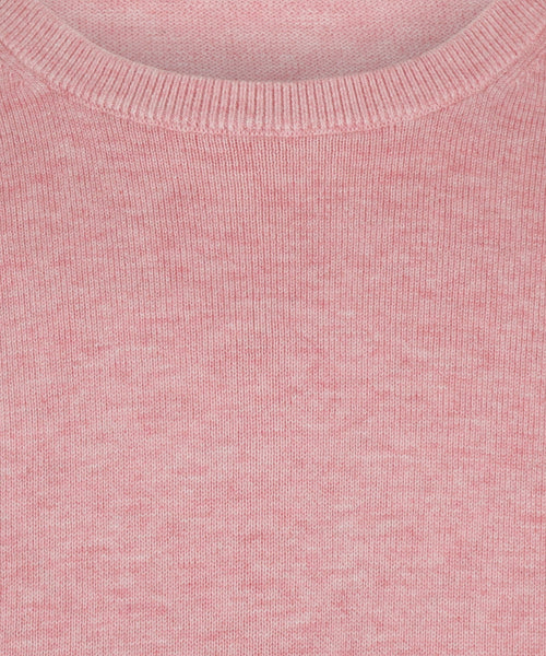 Trui Ronde Hals met Logo | Dusty Pink