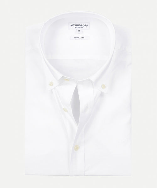 Overhemd Stretch Oxford | White