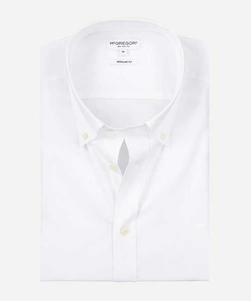 Overhemd Stretch Poplin | White