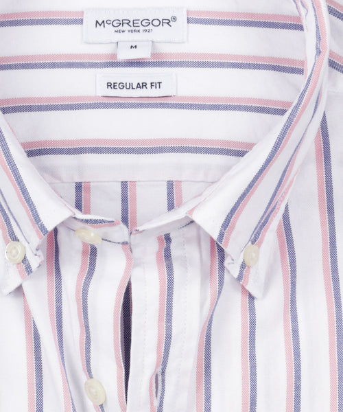 Overhemd Oxford Dubbele Streep | Navy
