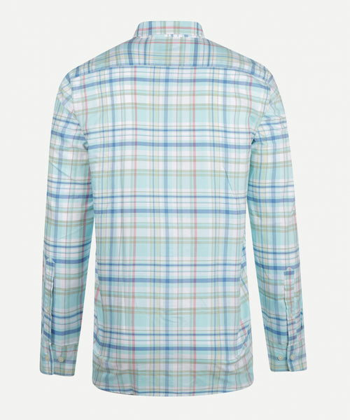 Overhemd Oxford Ruit | Aqua