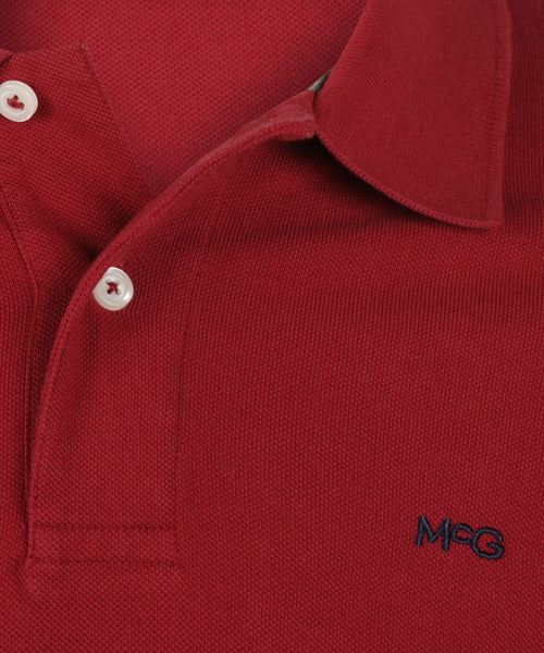 Klassieke Polo Regular Fit | Dark Red