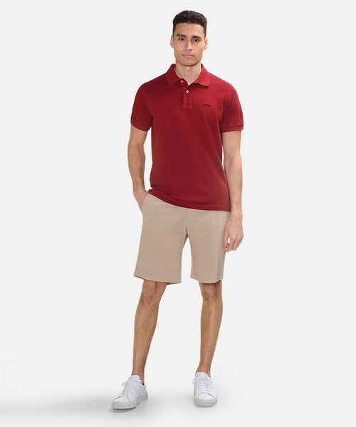 Klassieke Polo Regular Fit | Dark Red