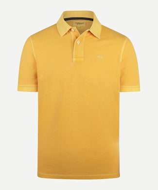 Polo Piqué Garment Dyed | Medium Yellow