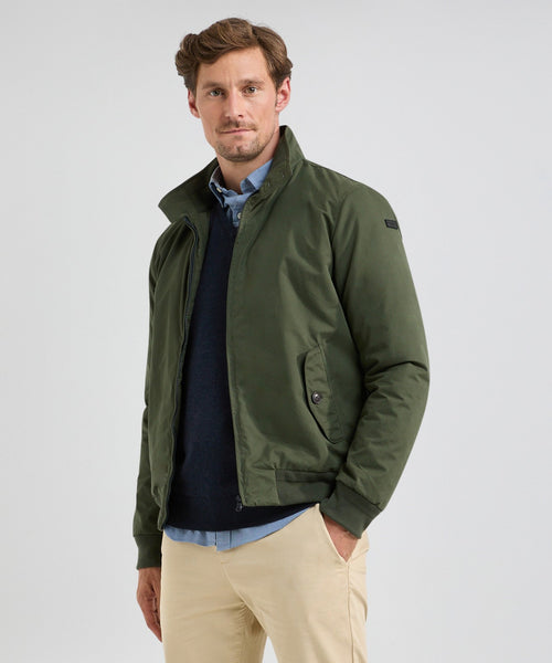 Katoenen Bomber | Pine Green