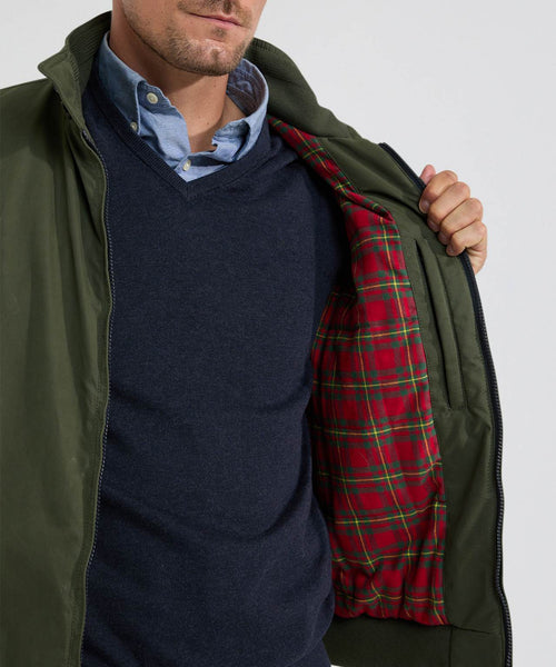 Katoenen Bomber | Pine Green