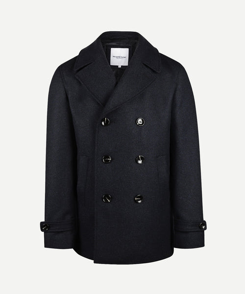 Core Peacoat double-breasted | Faded Blue