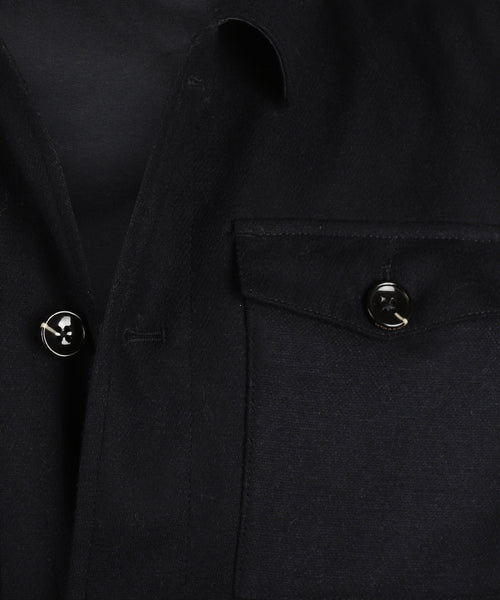 Jas Overshirt Wol | Navy