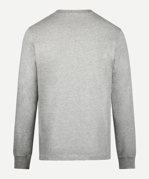 T-Shirt met Lange Mouwen | Medium Grey Melange