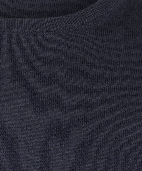 Trui Ronde Hals Cotton Merino | Navy