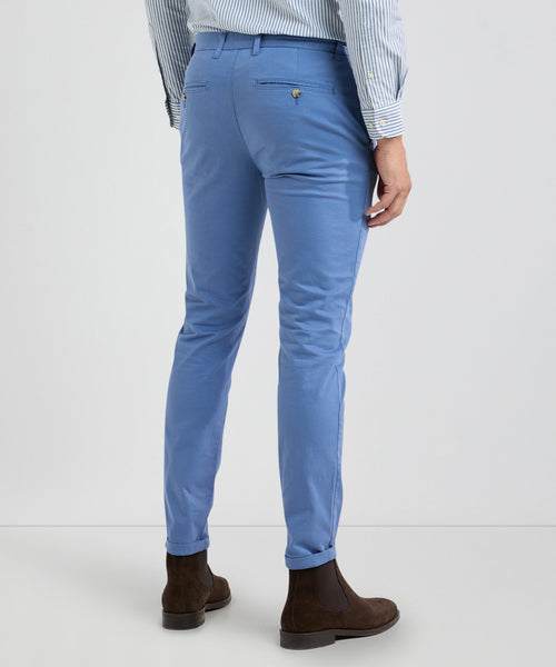 Chino Garment Dyed Slim Fit | Faded Blue