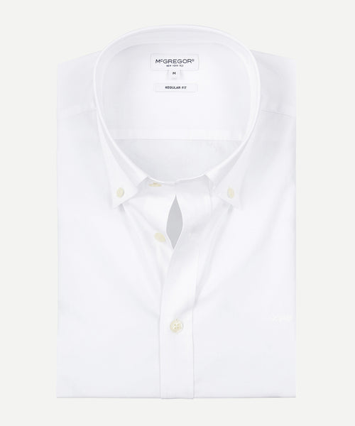 Overhemd Stretch Poplin | White