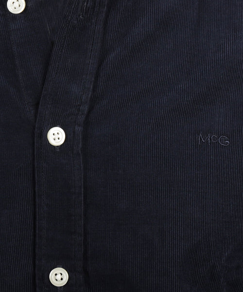 Overhemd corduroy garment dyed | Navy