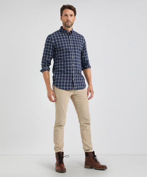 Overhemd Klassiek Ruit | Autumn Yellow