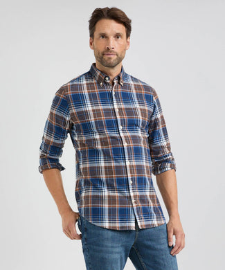 Overhemd Flannel Multi Ruit | Chesnut