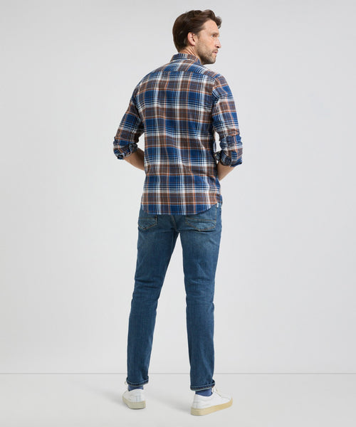 Overhemd Flannel Multi Ruit | Chesnut