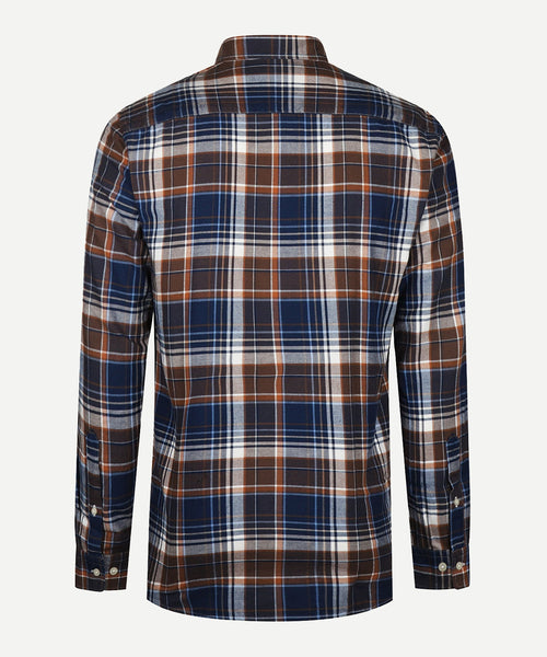 Overhemd Flannel Multi Ruit | Chesnut