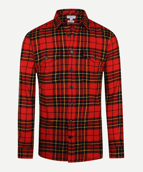 Overshirt Herritage Ruit | Red