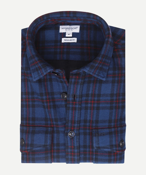 Overshirt McG Tartan | Navy