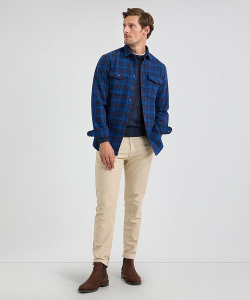 Overshirt McG Tartan | Navy