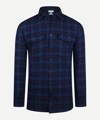 Overshirt McG Tartan | Navy