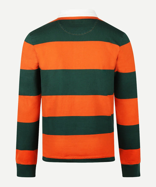 Rugbytrui Big Stripe | Dark orange