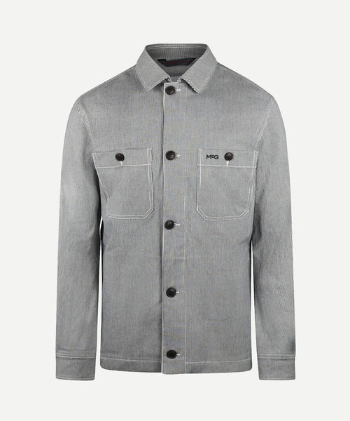 Overshirt Jack Gestreept | Navy