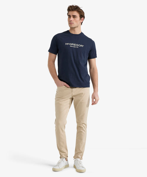 T-Shirt Essential met Logo | Navy