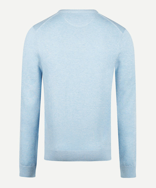 Trui V-hals Cotton | Light Blue