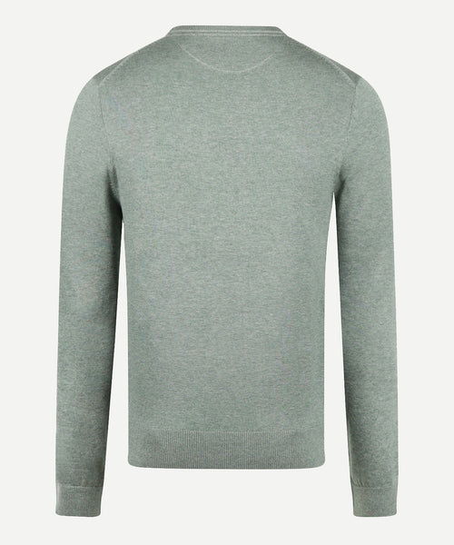 Trui V-hals Cotton | Ice Green