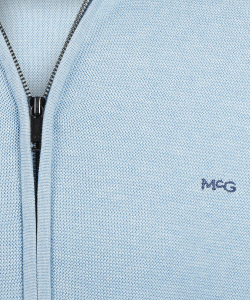 Vest Cotton met Logo | Light Blue