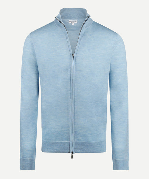 Vest Fine Merino | Light Blue