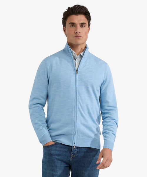 Vest Fine Merino | Light Blue