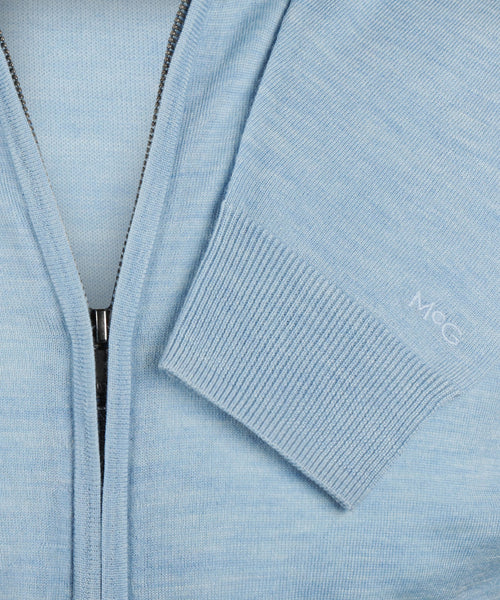 Vest Fine Merino | Light Blue