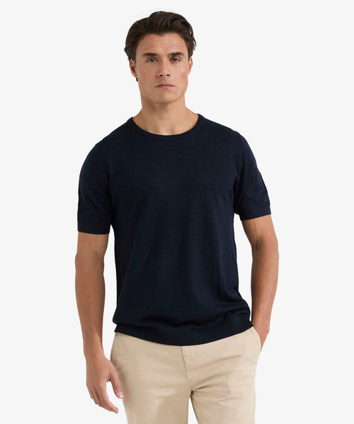 T-Shirt Luxe Merino | Navy