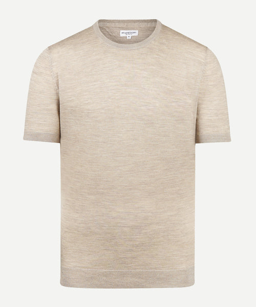 T-Shirt Luxe Merino | Sand