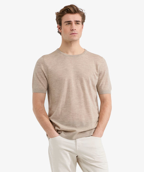 T-Shirt Luxe Merino | Sand