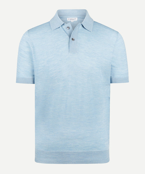 Polo Luxe Merino | Light Blue