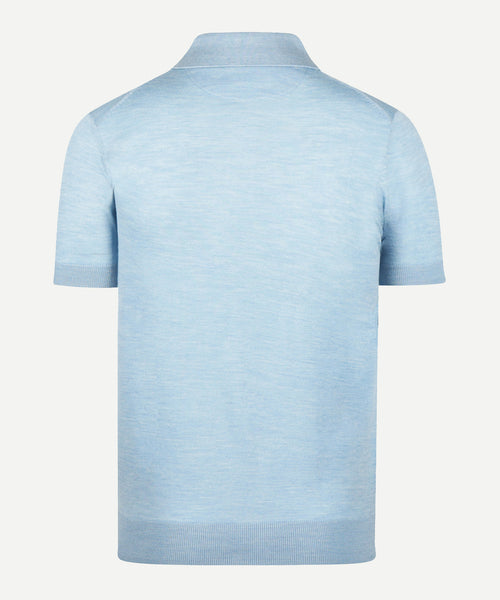 Polo Luxe Merino | Light Blue