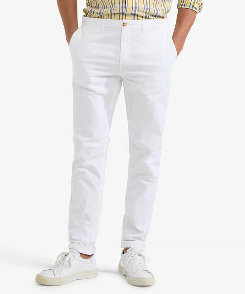 Chino Garment Dyed Modern Fit | White