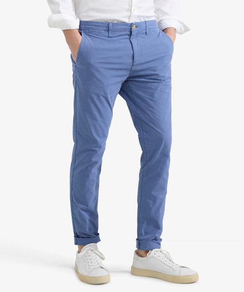 Chino Poplin Modern Fit | Vintage Blue