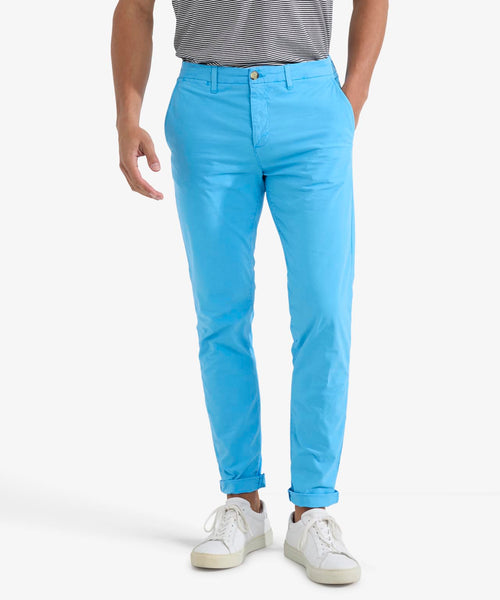 Chino Poplin Modern Fit | Sea Blue