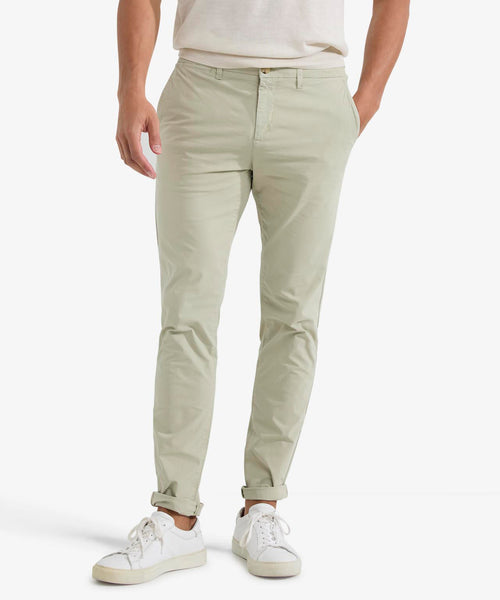 Chino Poplin Modern Fit | Light Olive