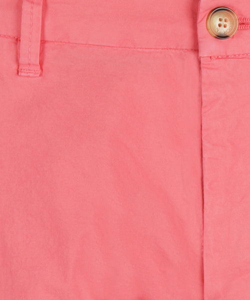 Korte Broek Poplin | Coral Red