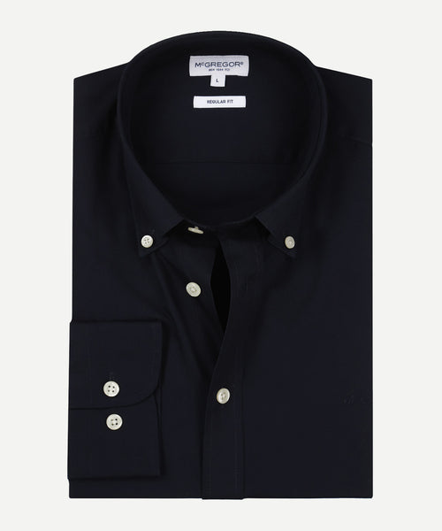 Overhemd Poplin Stretch | Navy