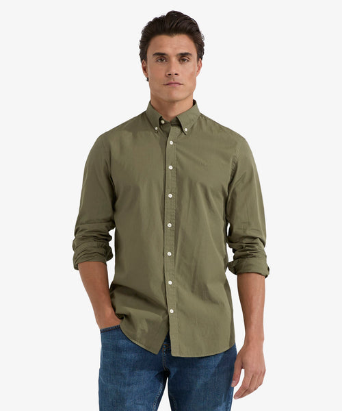 Overhemd Summer Poplin | Olive